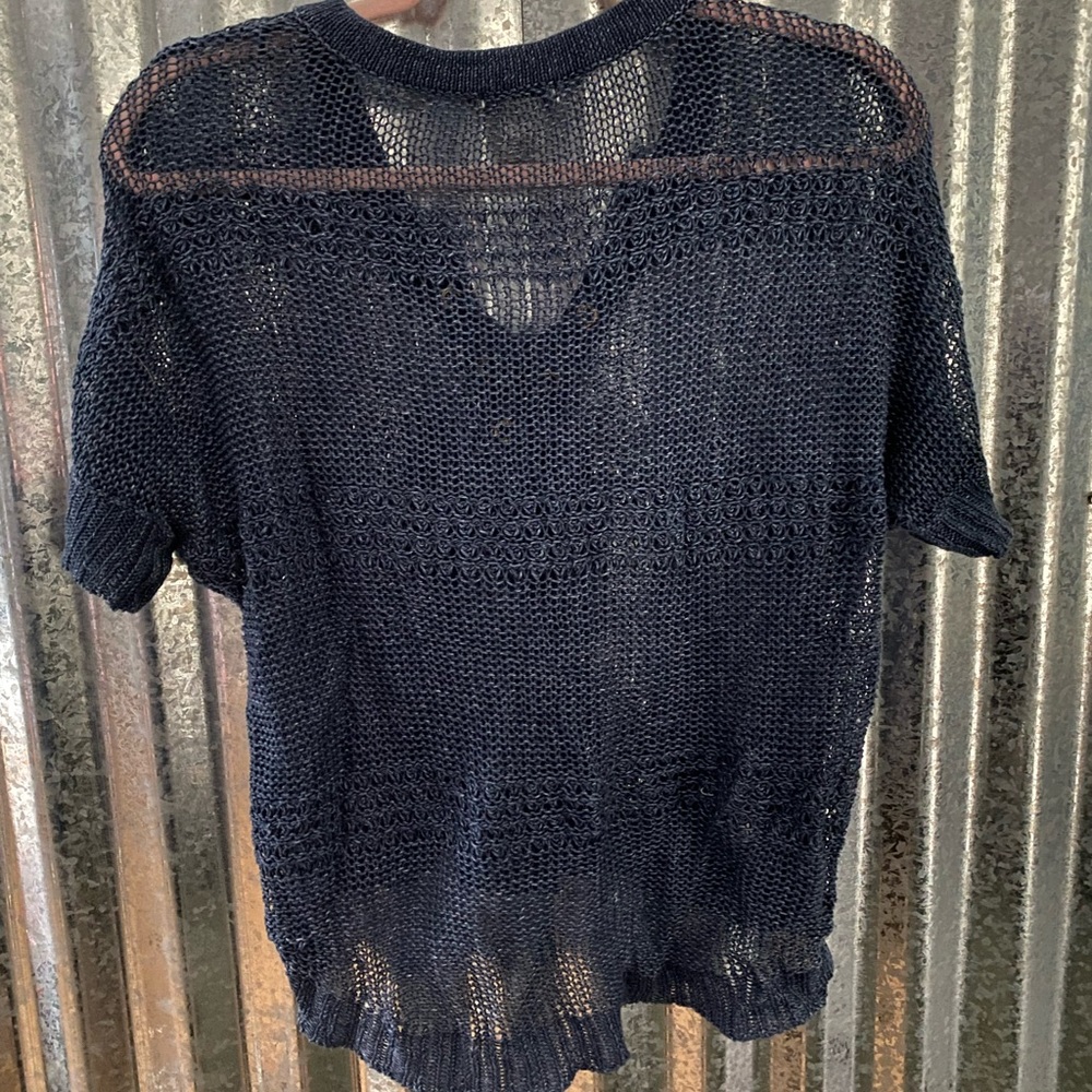 Cache Linen Knitted Crop Top - image 5